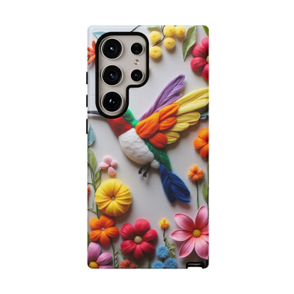 Elegant Hummingbird with Floral Mosaic Design | Nature's Artistic Vibes | Pixel 8 pro