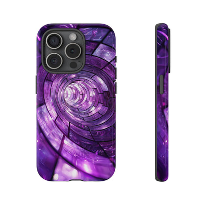 Hypnotic Spiral Optical Illusion Phone Case for iPhone, Samsung & Pixel