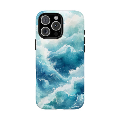 Tidal Tranquility Watercolor Phone Case for iPhone, google Pixel & Samsung