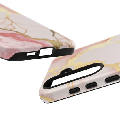 Beautiful Pink Minimal Marble Case Design