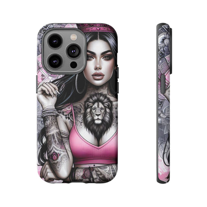 Queen of the Jungle – Regal Tattooed Goddess Mobile Cover
