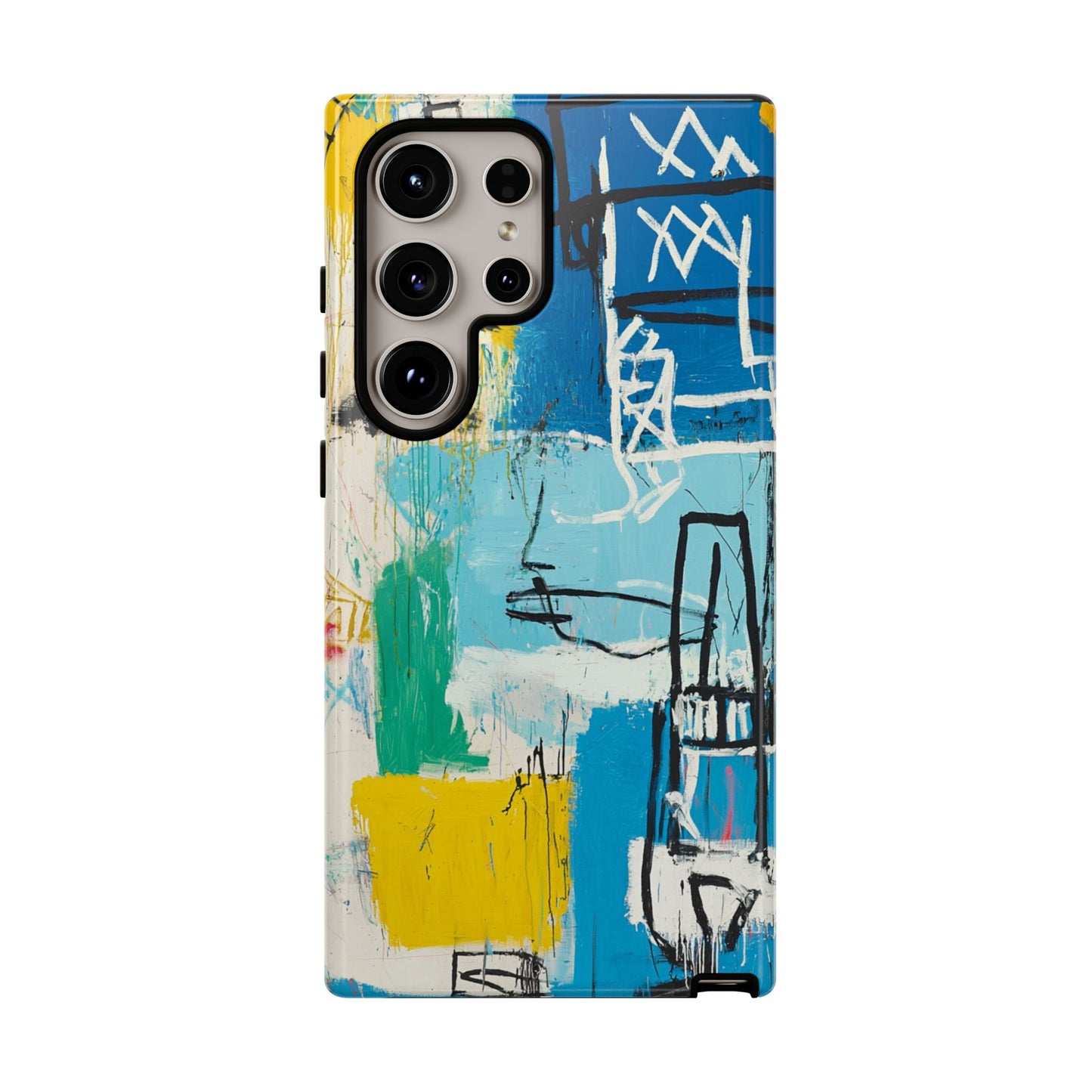 Artistic Phone Case – Jean-Michel Basquiat Graffiti Art - iPhone, Samsung & Google Pixel Cover - Artistic Painting Case,  Art Lover Gift