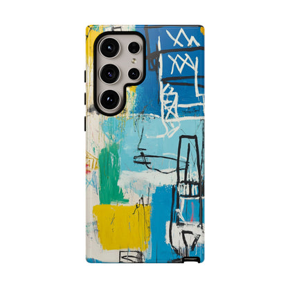 Artistic Phone Case – Jean-Michel Basquiat Graffiti Art - iPhone, Samsung & Google Pixel Cover - Artistic Painting Case,  Art Lover Gift