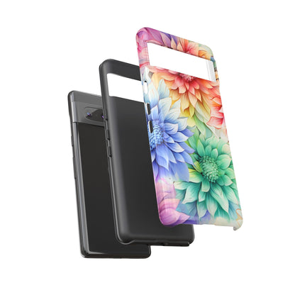 Rainbow Bloom Mandala Floral Mobile Case