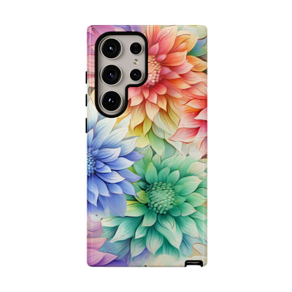 Rainbow Bloom Mandala Floral Mobile Case
