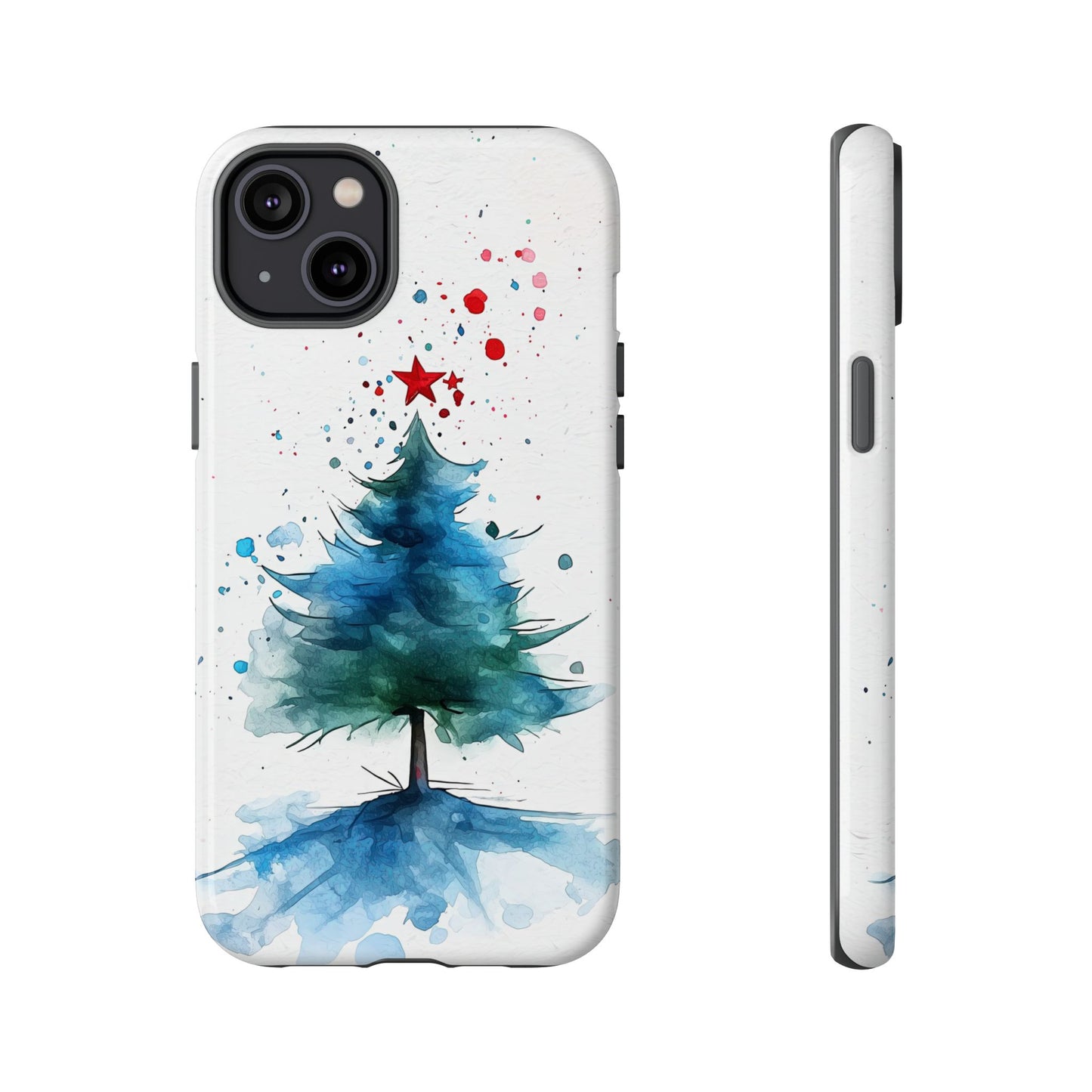 Winter Bloom – Watercolor Tree Art Case for iPhone, Pixel & Samsung