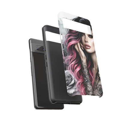 Tattooed Elegance – Gothic Art Mobile Cover