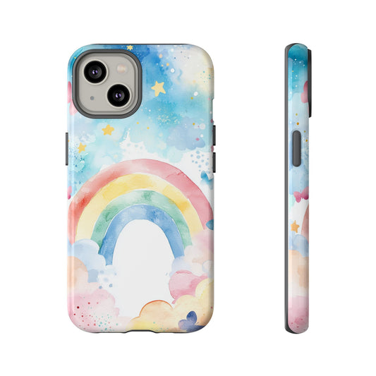 Mystic Splash Rainbow Watercolor Phone Case for iPhone, google Pixel & Samsung