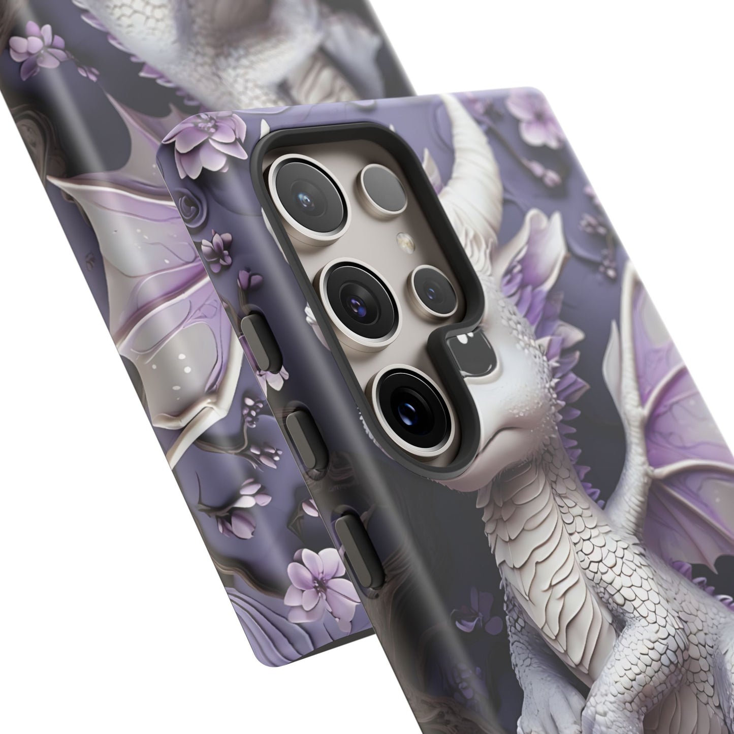 Charming Young Dragon on a Branch Phone Case Design