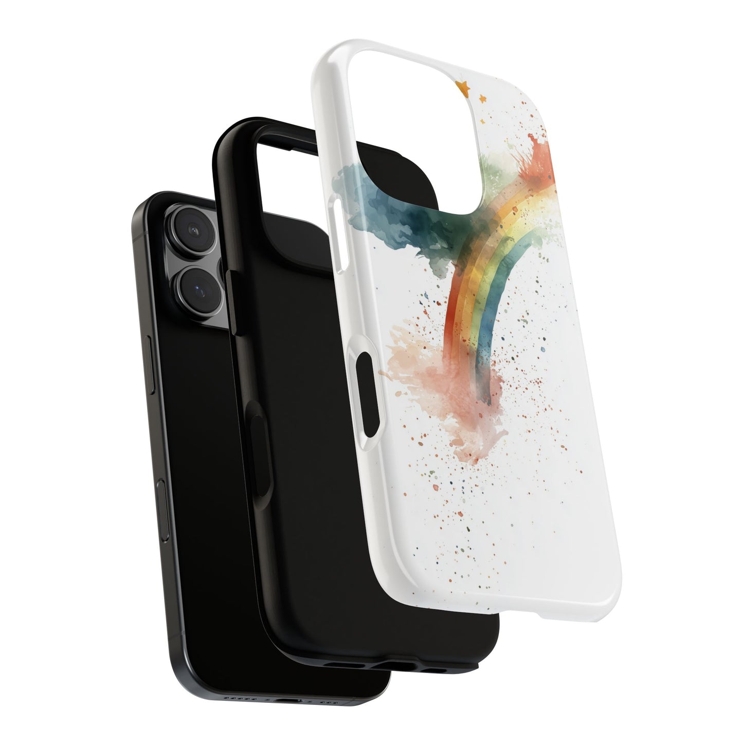 Mystic Splash Rainbow Watercolor Phone Case for iPhone, google Pixel & Samsung