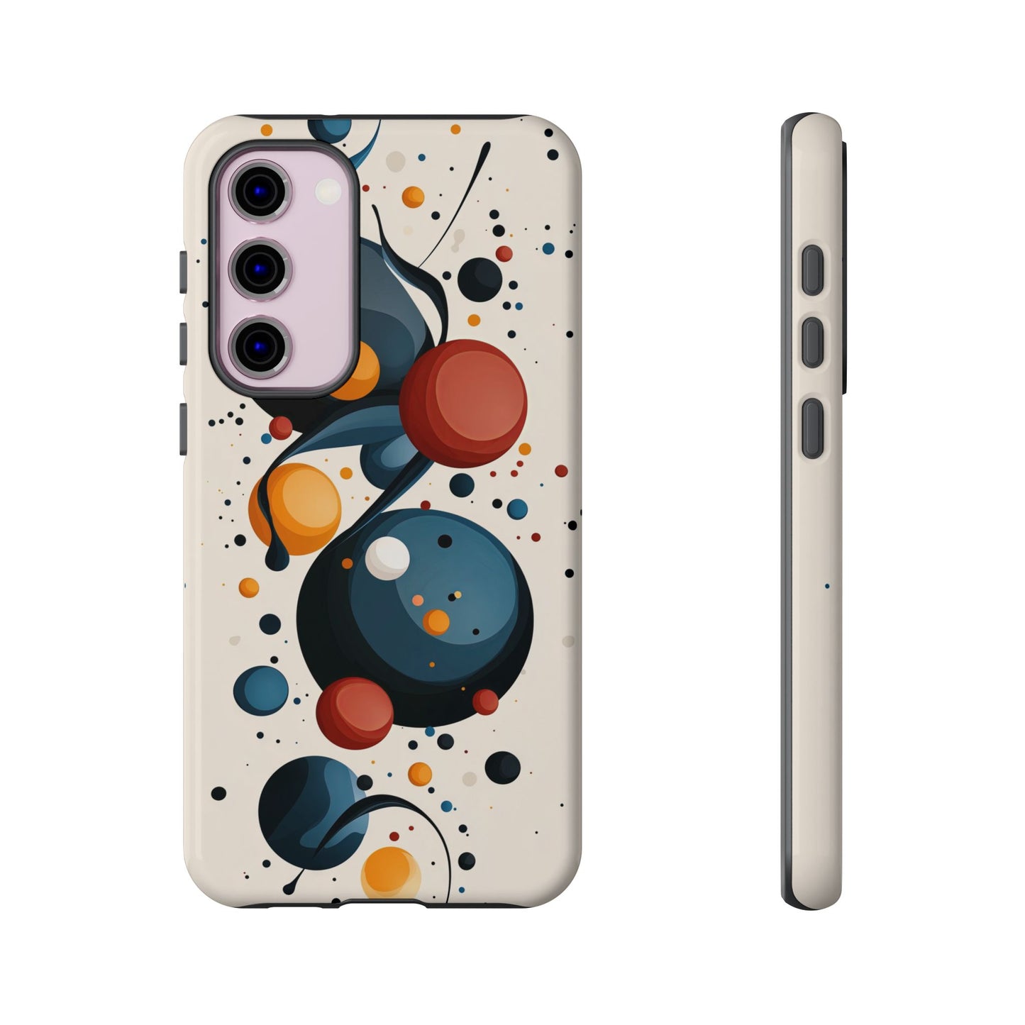 Cosmic Orbit – Abstract Sphere Phone Case for iPhone, Samsung & Pixel