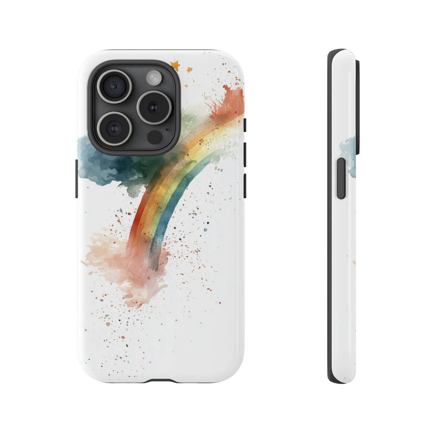 Mystic Splash Rainbow Watercolor Phone Case for iPhone, google Pixel & Samsung