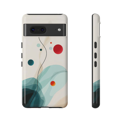 Cosmic Citrus Flow – Abstract Art Phone Case  for iPhone, Samsung & Pixel