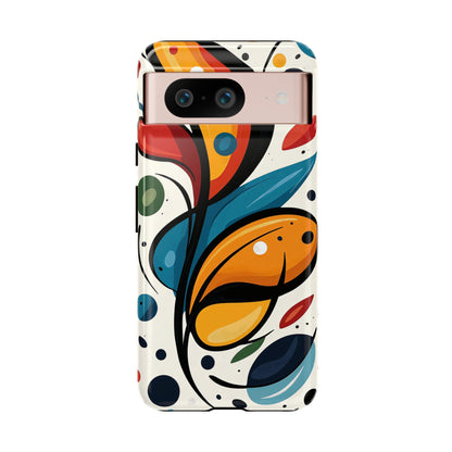 Vibrance Bloom – Bold Abstract Burst Phone Case for iPhone, Google Pixel, Samsung