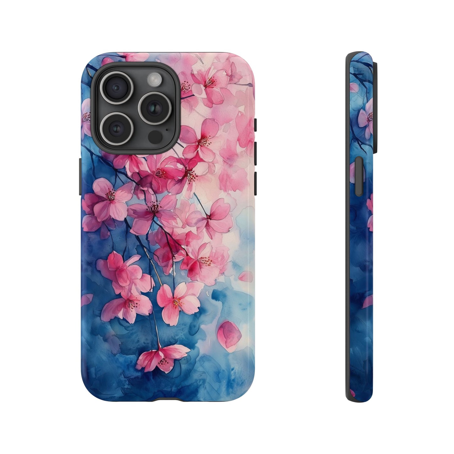 Pastel Petal Rain Watercolor Phone Case for iPhone, google Pixel & Samsung