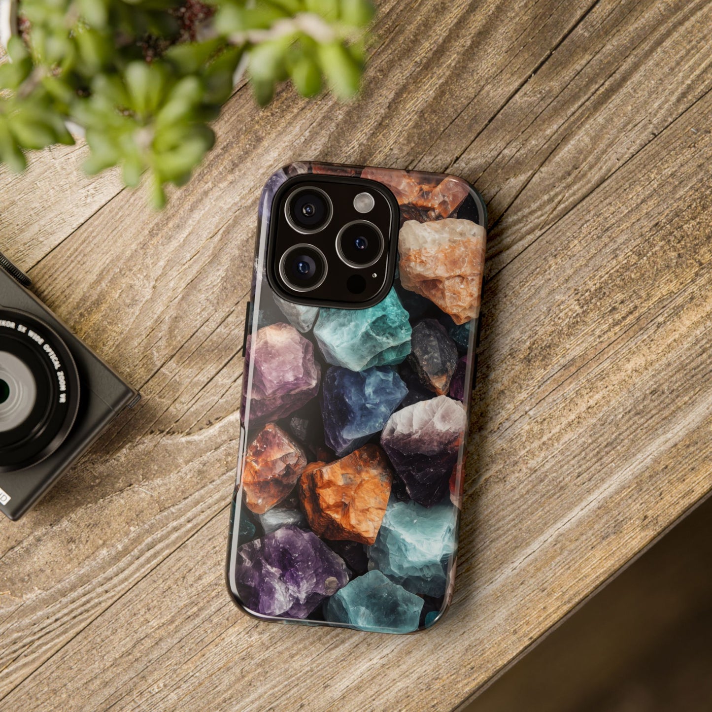 Crystal Gemstone Phone Case for iPhone, Samsung & Google Pixel