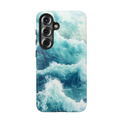 Seafoam Serenity Watercolor Phone Case for iPhone, google Pixel & Samsung