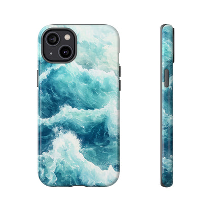 Seafoam Serenity Watercolor Phone Case for iPhone, google Pixel & Samsung