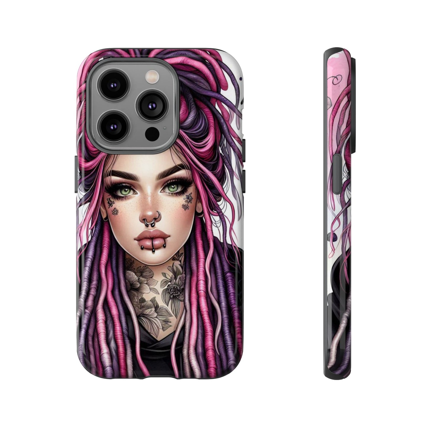 Neon Gothic Beauty Mobile Case