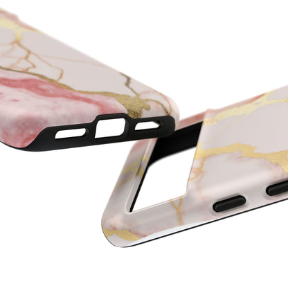 Beautiful Pink Minimal Marble Case Design