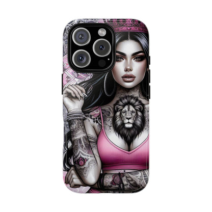 Queen of the Jungle – Regal Tattooed Goddess Mobile Cover
