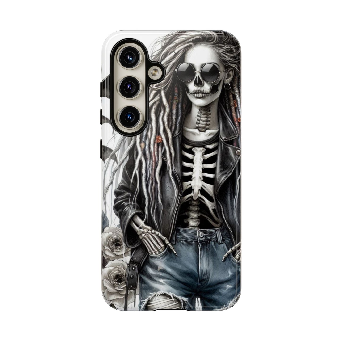 Skull Queen – Gothic Skeleton & Dark Grunge Mobile Cover