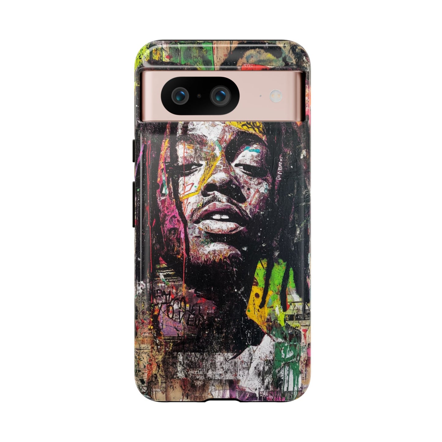 Basquiat Art iPhone Case – Bold, Graffiti-Inspired Street Art Cover - iPhone, Samsung & Google Pixel Cover - Artistic Painting Case, Art Lover Gift