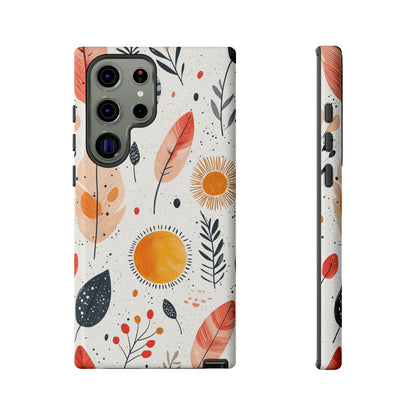 Sunshine & Feathers Boho Phone Case for iPhone, Pixel & Samsung