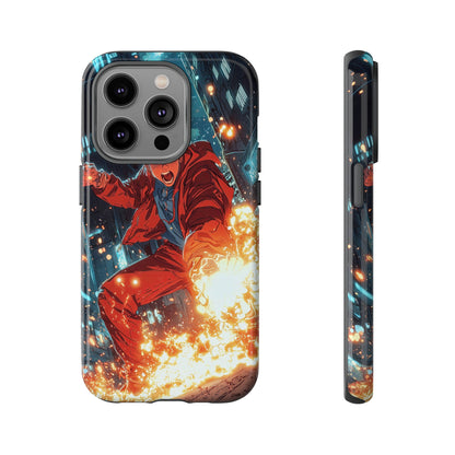 Urban Firestarter | Neon Blaze Hero Phone Case for iPhone, Samsung & Pixel