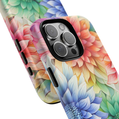 Rainbow Bloom Mandala Floral Mobile Case