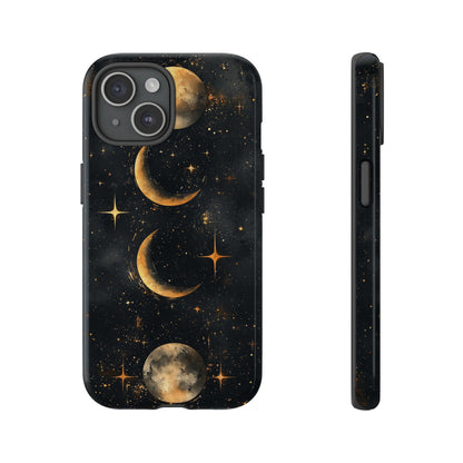 Lunar Phases Boho Moon Phone Case for iPhone, Pixel & Samsung