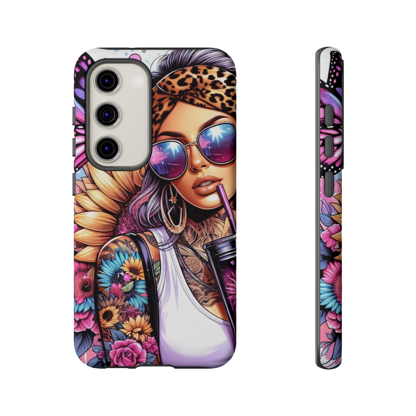 Boho Summer Vibes – Floral Chic & Butterfly Aesthetic Mobile Cover