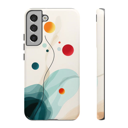 Cosmic Citrus Flow – Abstract Art Phone Case  for iPhone, Samsung & Pixel