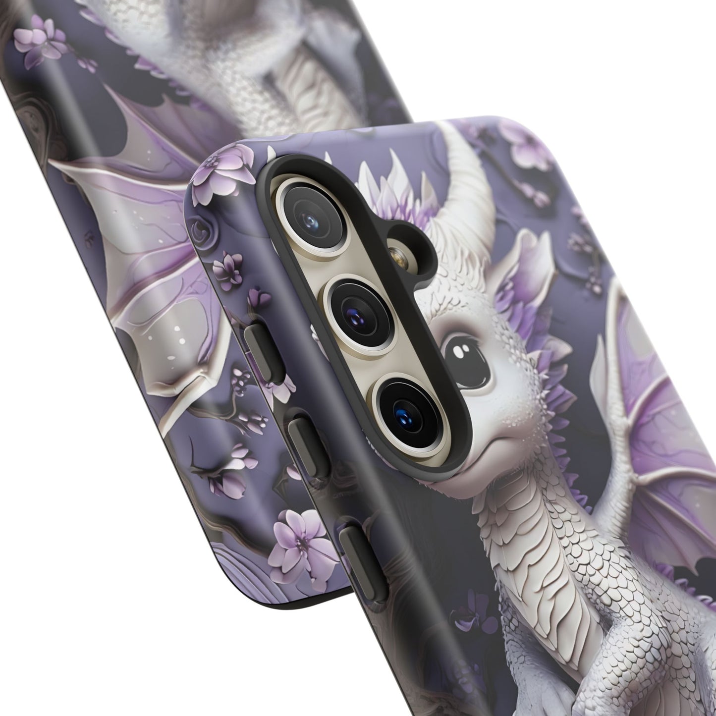 Charming Young Dragon on a Branch Phone Case Design