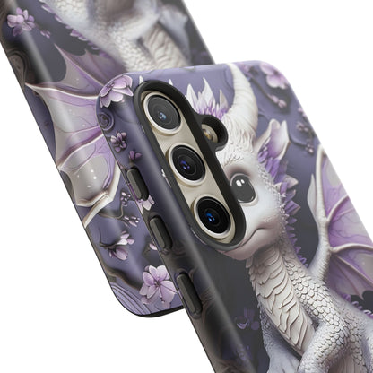 Charming Young Dragon on a Branch Phone Case Design