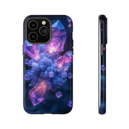 Cosmic Amethyst Crystal Phone Case for iPhone, Samsung & Google Pixel