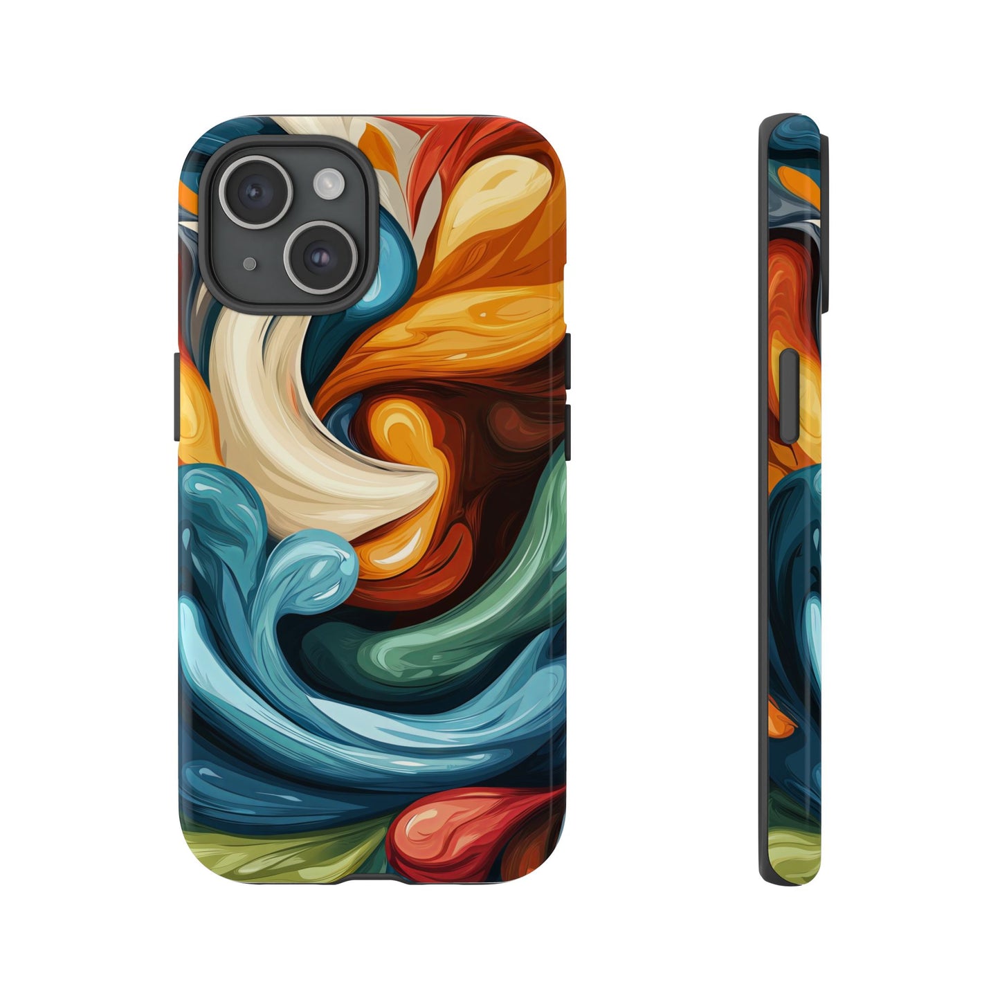 Color Current – Fluid Energy Abstract Phone Case for iPhone, Samsung & Pixel