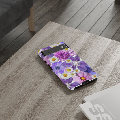 Lavender Blossom Floral Mobile Case
