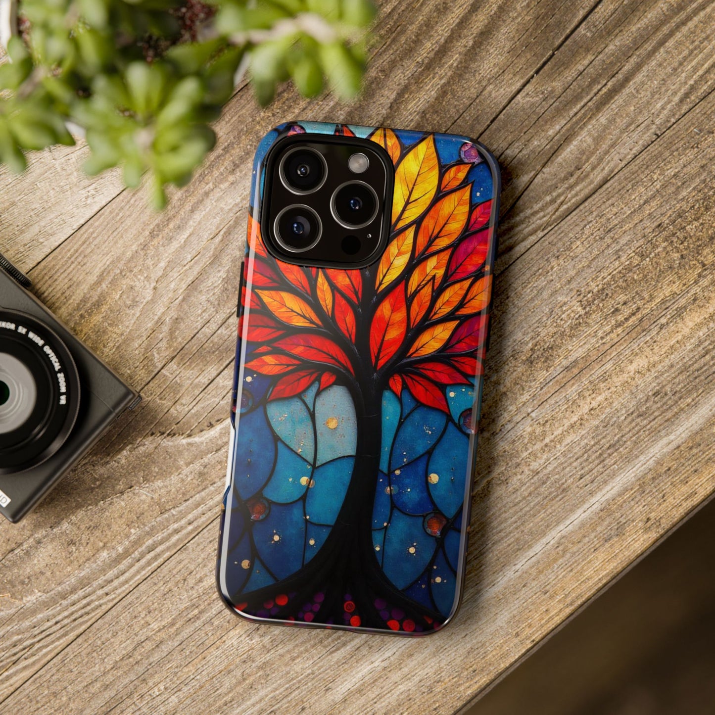Stained Glass Tree: A Burst of Vibrant Elegance