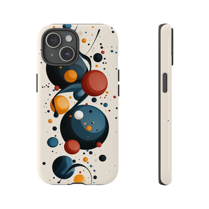 Cosmic Orbit – Abstract Sphere Phone Case for iPhone, Samsung & Pixel
