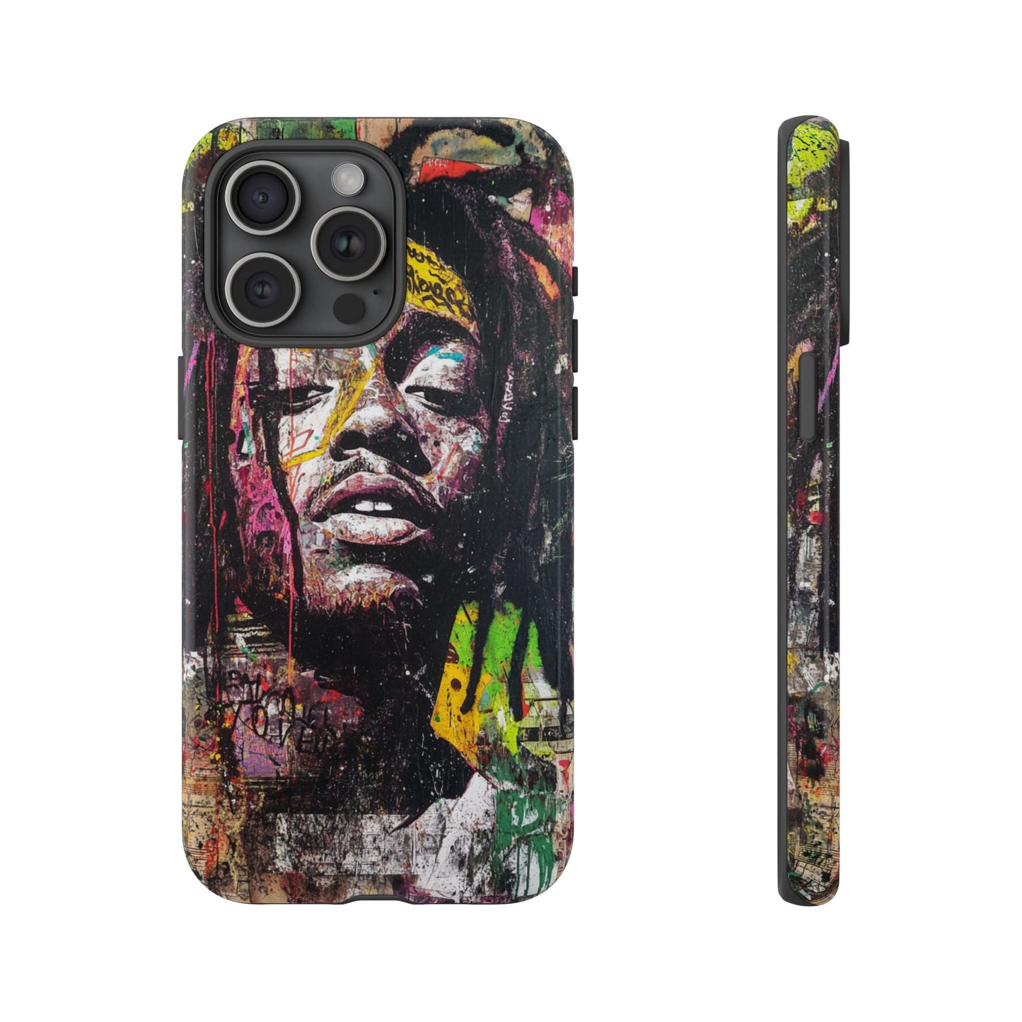 Basquiat Art iPhone Case – Bold, Graffiti-Inspired Street Art Cover - iPhone, Samsung & Google Pixel Cover - Artistic Painting Case, Art Lover Gift