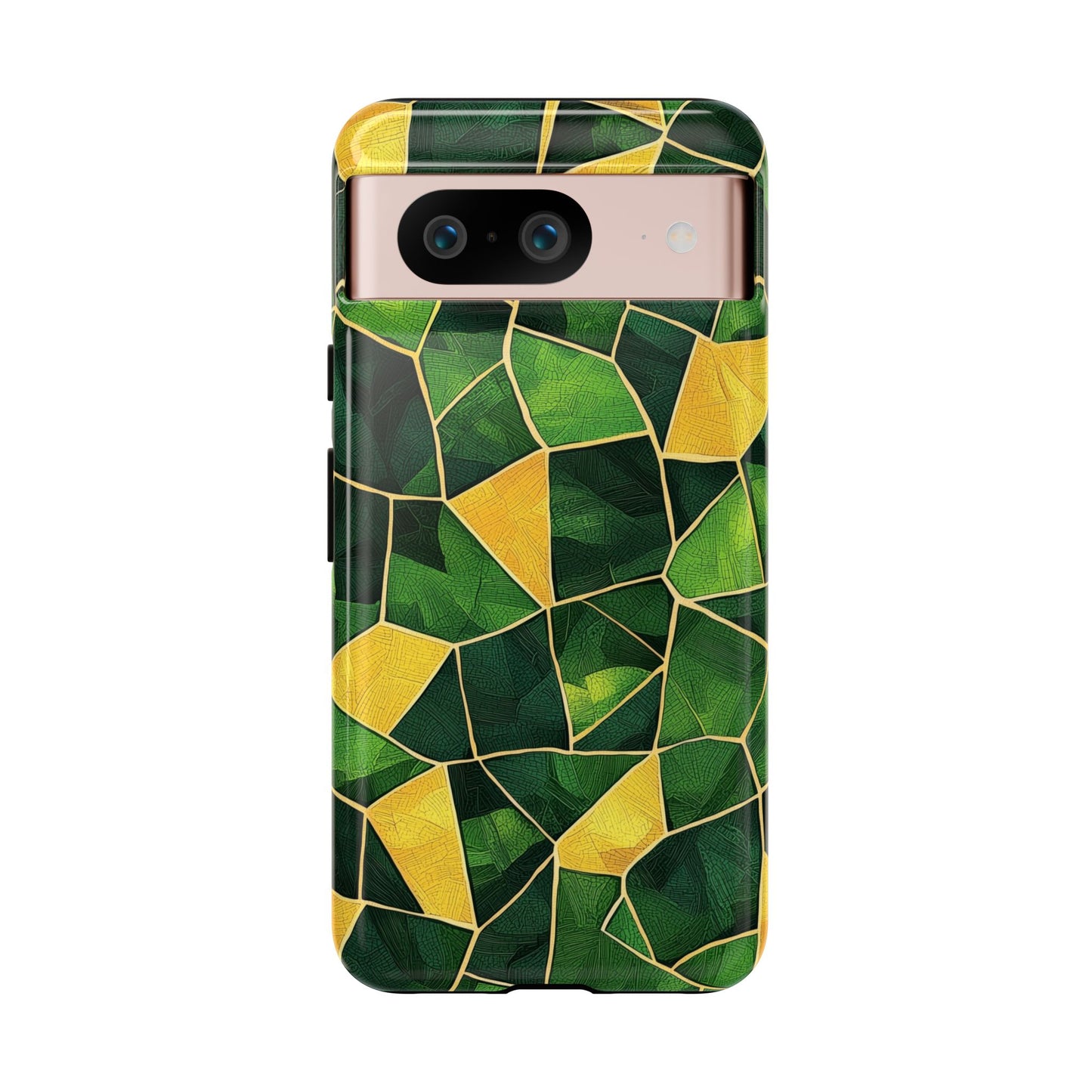 Intricate Turtle Shell Mosaic Phone Case for iPhone, Samsung & Google Pixel