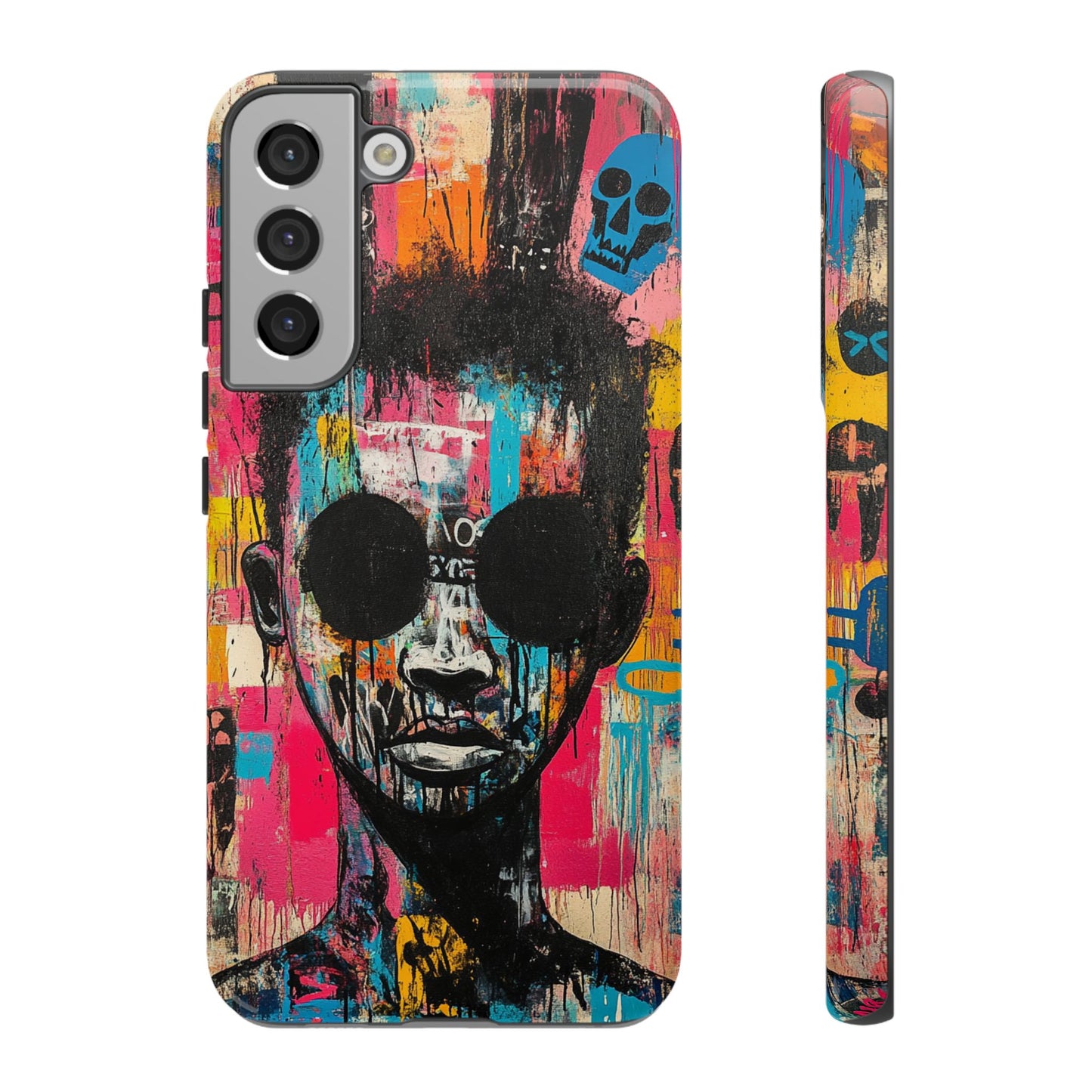 Basquiat Street Art Phone Case – Artistic Phone Protection - iPhone, Samsung & Google Pixel Cover - Artistic Painting Case,  Art Lover Gift