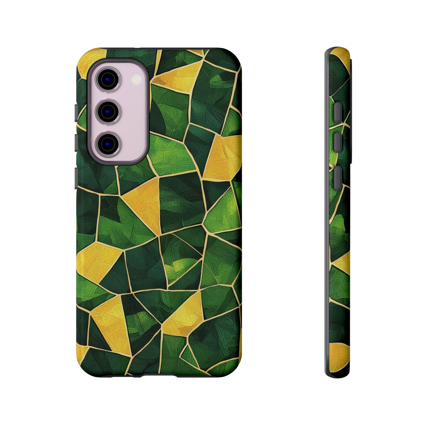 Intricate Turtle Shell Mosaic Phone Case for iPhone, Samsung & Google Pixel