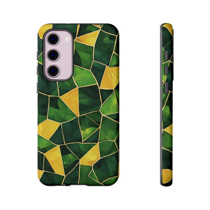 Intricate Turtle Shell Mosaic Phone Case for iPhone, Samsung & Google Pixel