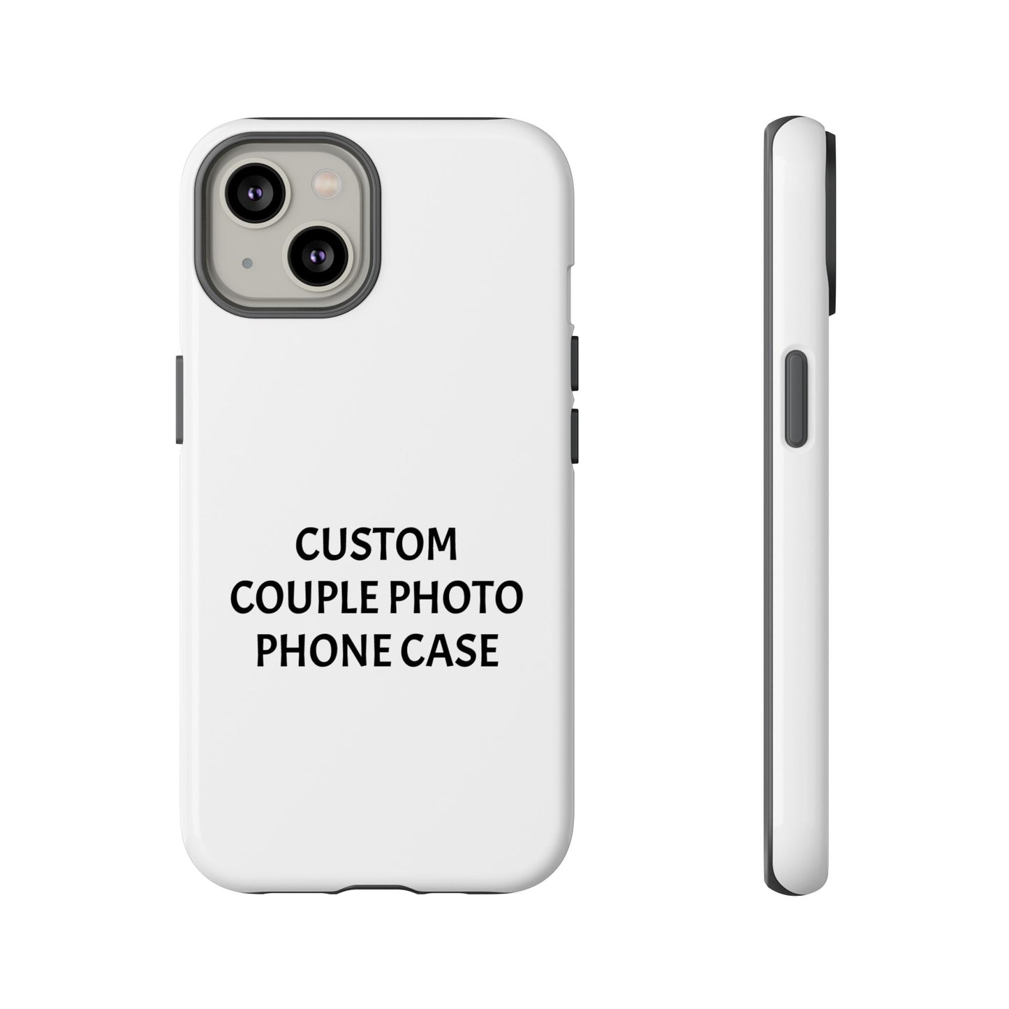 Personalized Custom Couple Photo Phone Case – Add Your Image/Loving Memory – Unique Gift for iPhone, Samsung  & Google Pixel – Protective & Stylish Cover, Couples Gift