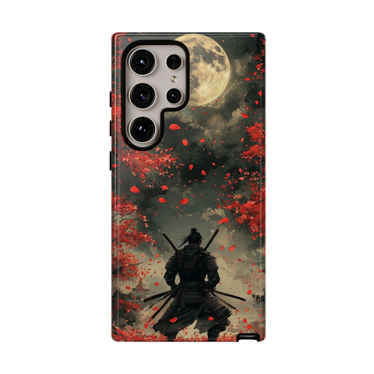 Moonlit Samurai: The Last Stand Phone Case for iPhone, Samsung & Pixel