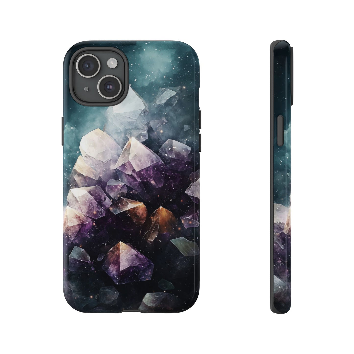 Galactic Amethyst Stones Phone Case for iPhone, Samsung & Google Pixel