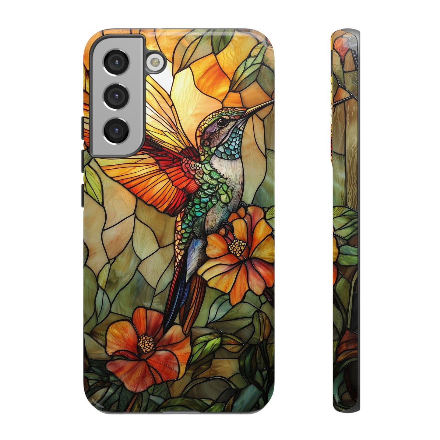 Whispers in Flight – Mosaic Hummingbird Phone Case for iPhone, Samsung & Pixel