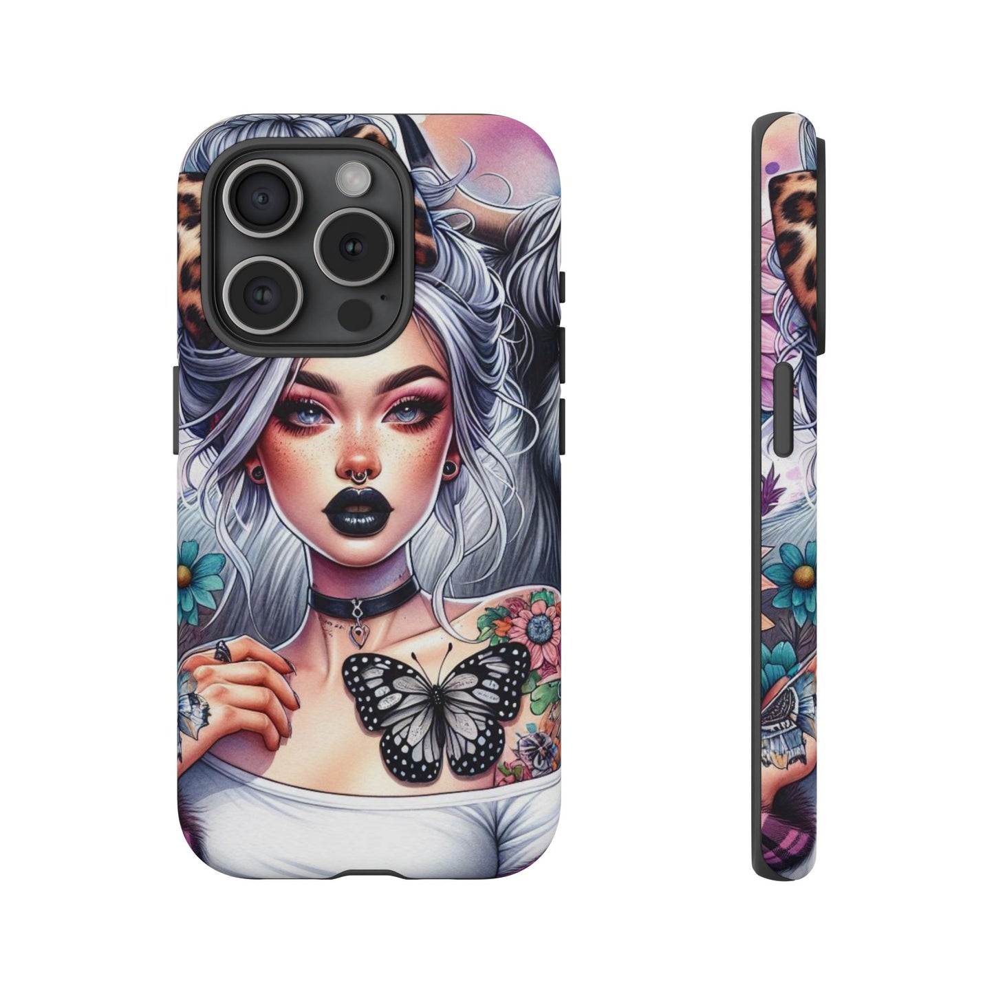 Wild Spirit – Gothic Chic & Nature Fusion Mobile Cover